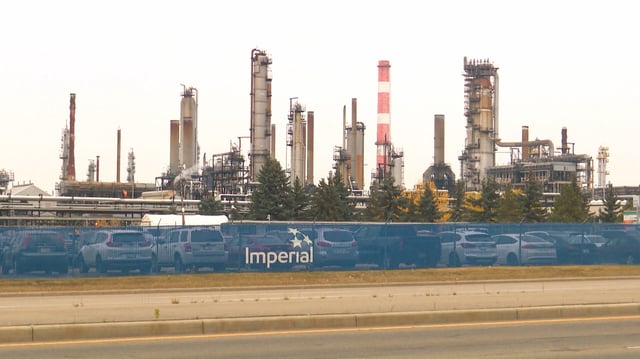 Imperial Oil's restructuring plans, announced Monday, includes cutting hundreds of jobs in Calgary, and moving most of the remaining ones to the Strathcona Refinery in Edmonton.