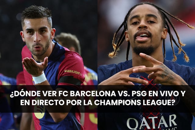 Conoce las opciones en TV y Streaming para ver el partido del FC Barcelona vs. PSG por la Jornada 2 de la UEFA Champions League. (Fotos: AFP / Composición MAG)