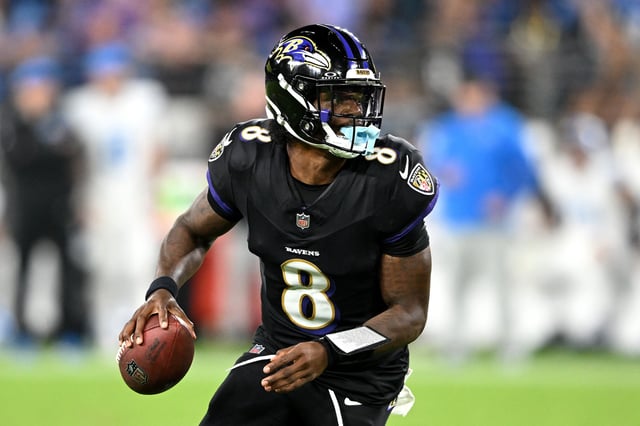 Quarterback Lamar Jackson of the Baltimore Ravens.