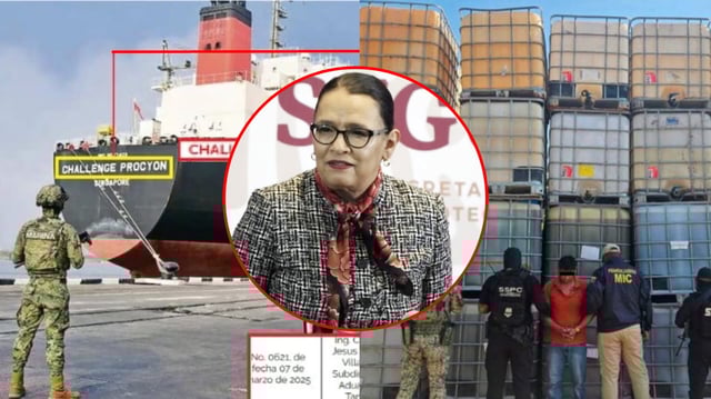 Rosa Icela, secretaria de Gobernación, advierte que las investigaciones por el huachicol fiscal no han terminado.