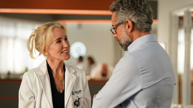 Felicity Huffman and Omar Metwally — 'Doc' Season 2 Episode 2 'Delusions of Grandeur'
