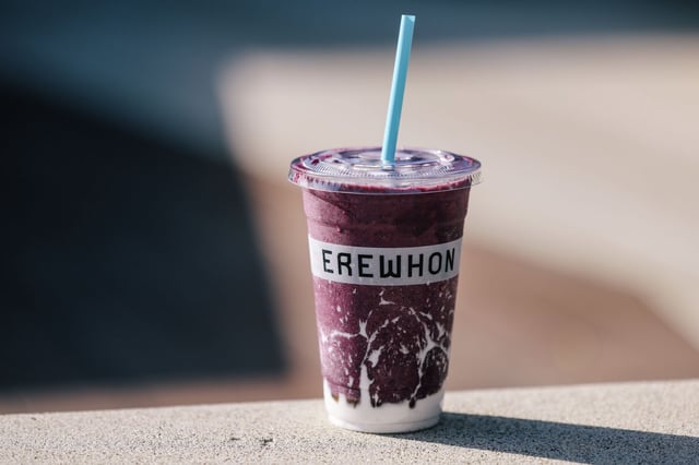 An Erewhon smoothie. The luxury grocery store adored by celebrities and wellness influencers, sent fans into a frenzy Tuesday with an Instagram post hinting at something “coming soon” to cities like San Francisco, New York, and Miami. But many were left disappointed.