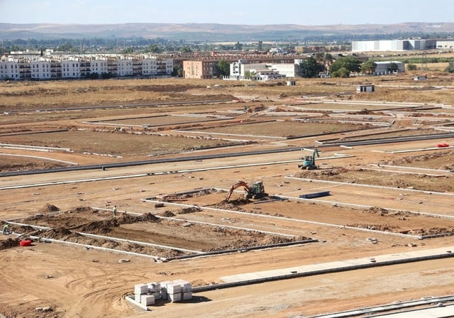 Estado actual de las obras de urbanización de Huerta de Santa Isabel Oeste