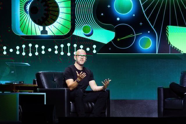 Spotify's Co-founder and CEO Daniel Ek attends a live recording panel at Acquired, a technology podcast, at the Chase Center in San Francisco, California, U.S., September 10, 2024. REUTERS/Laure Andrillon/File Photo