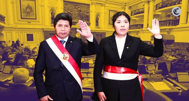 Pedro Castillo y Betssy Chávez