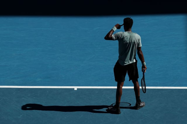 Gaël Monfils, le 18 janvier à l'Open d'Australie, à Melbourne.