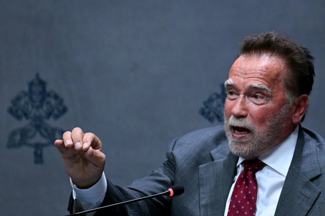 Arnold Schwarzenegger au Vatican le 30 septembre 2025