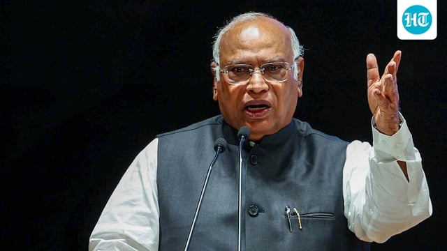 Congress president Mallikarjun Kharge