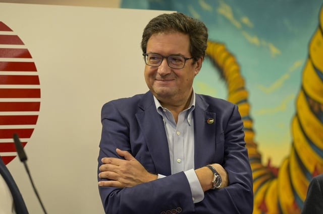 El secretario general del PSOE-M, Óscar López.