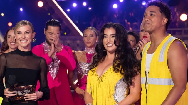 DANCING WITH THE STARS - “TikTok Night” - From the “For You Page” to center stage, the 12 remaining couples on “Dancing with the Stars” perform dances set to songs that have dominated TikTok. TUESDAY, SEPT. 30 (8:00-10:00 p.m. EDT) on ABC. (Disney/Eric McCandless)
