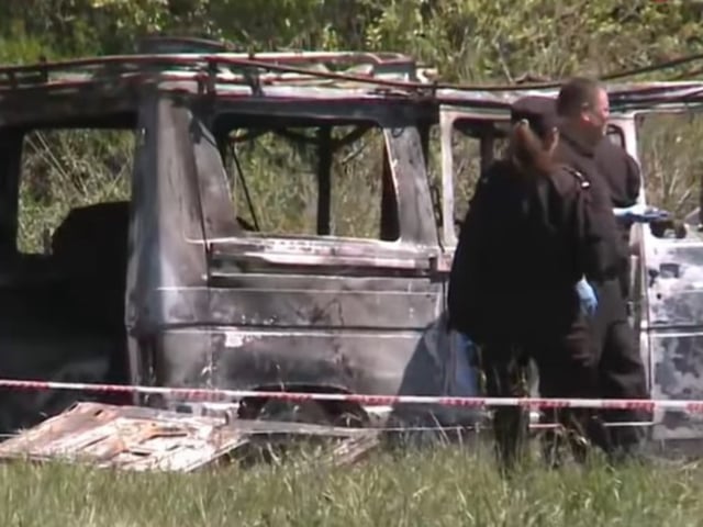 Santa Fe: encontraron una camioneta calcinada con restos humanos en su interior