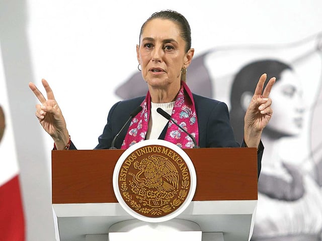 Claudia Sheinbaum, presidenta de México.