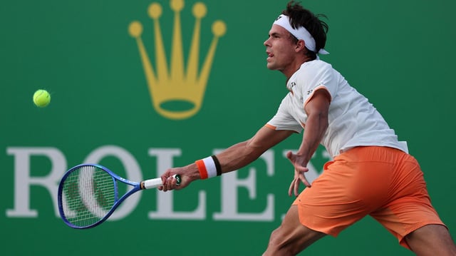 Daniel Altmaier in seinem Match gegen Tristan Schoolkate in Shanghai