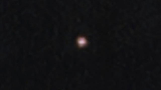 This image provided by the European Space Agency on Wednesday, April 2, 2025, captured by NASA’s Webb telescope, shows the asteroid 2024 YR4. (European Space Agency via AP)