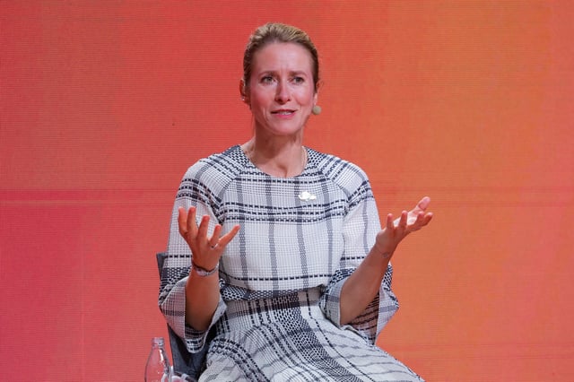 Vice-President of the European Commission Kaja Kallas attends the opening day of Bled Strategic Forum in Bled, Slovenia September 1, 2025. REUTERS/Borut Zivulovic