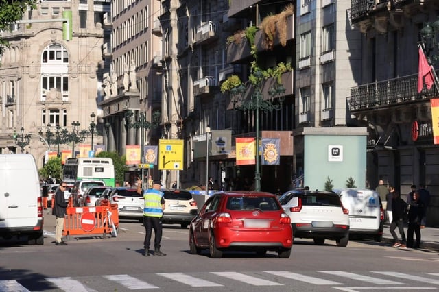 Cortes de tráfico en Vigo por el acto central del Día de la Policía