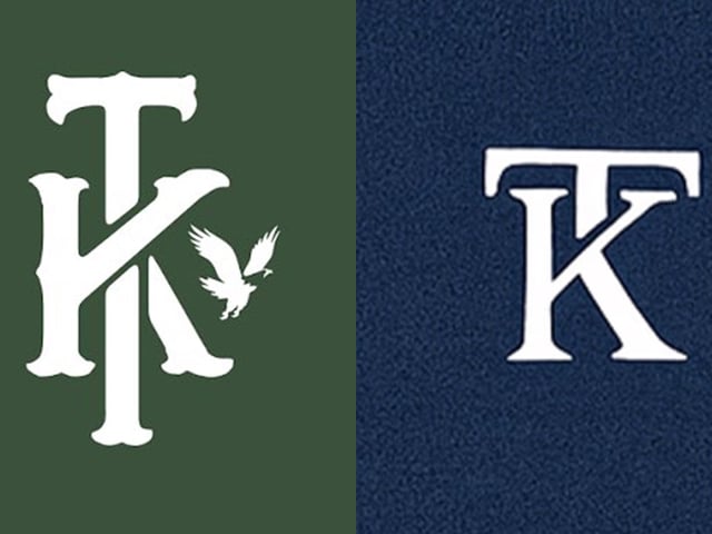American Eagle x Tru Kolors logo compared with Kai Trumps logo