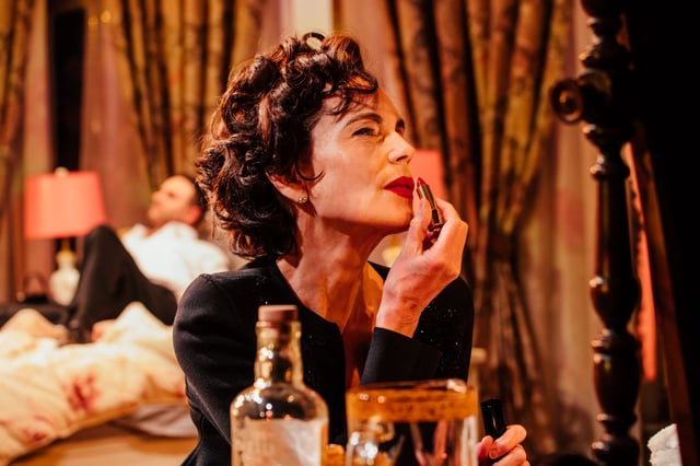 "Ava: The Secret Conversations," with Aaron Costa Ganis and Elizabeth McGovern/Photo: Jeff Lorch
