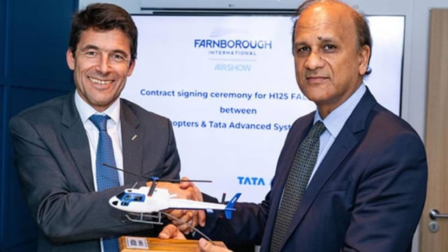 Airbus, Tata sign contract to establish H125 choppers Final Assembly Line in India  | Image: ANI