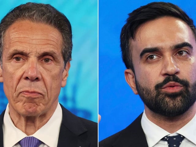 Andrew Cuomo y Zohran Mamdani, principales candidatos de cara a las elecciones de la Ciudad de Nueva York este 2025.