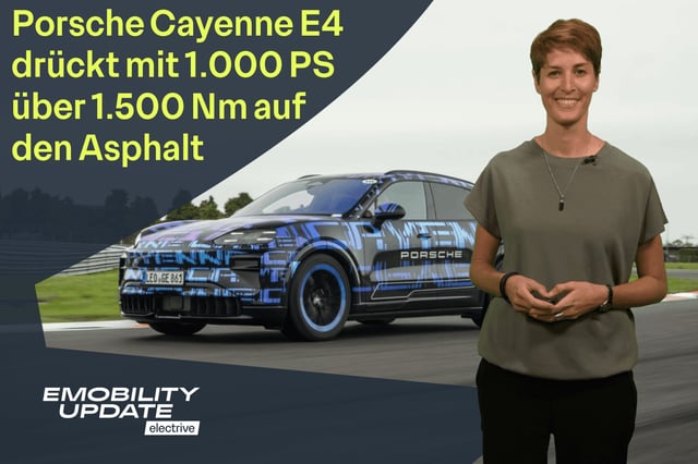 Porsche Cayenne E4 lädt mit 400 kW oder im „Quiet Charging“-Modus