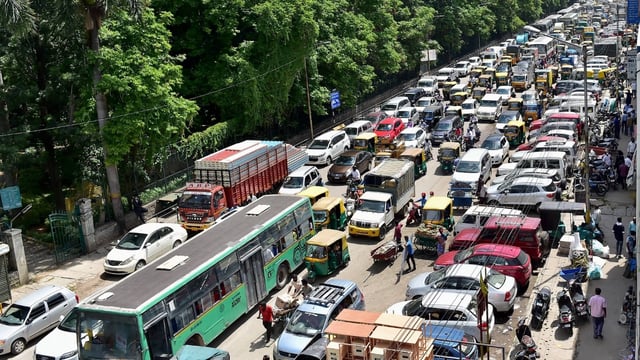 Delhi traffic