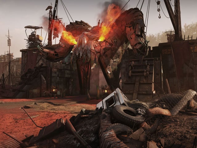 Fallout 76 screenshot of the Rust Kings lair.