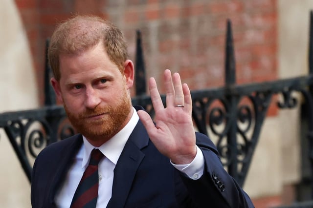 Harry now lives in California with his wife Meghan after quitting frontline royal duties in 2020
