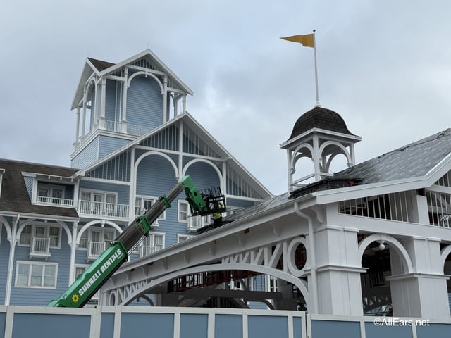Construction on the roof