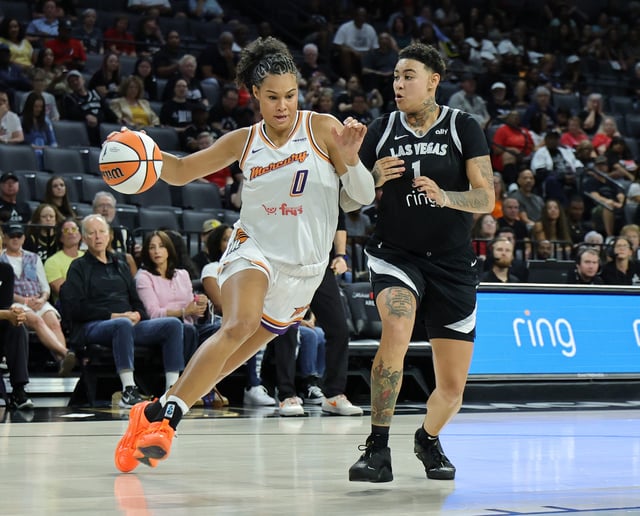How to watch the Game 1 of the WNBA Finals between the Phoenix Mercury and Las Vegas Aces.