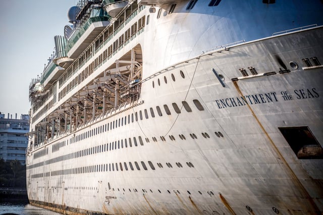Royal Caribbean The Enchantment of the Seas in Cadiz, Spain, on Sept. 28, 2021.