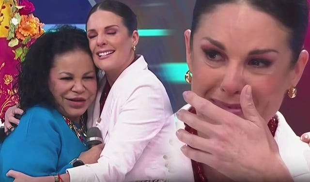 Eva Ayllón hace llorar a Rebeca Escribens en vivo en 'América espectáculos' con emotiva sorpresa en su aniversario: "Lo mucho que te quiero"