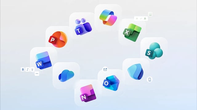 The new Office icons that were announced today.