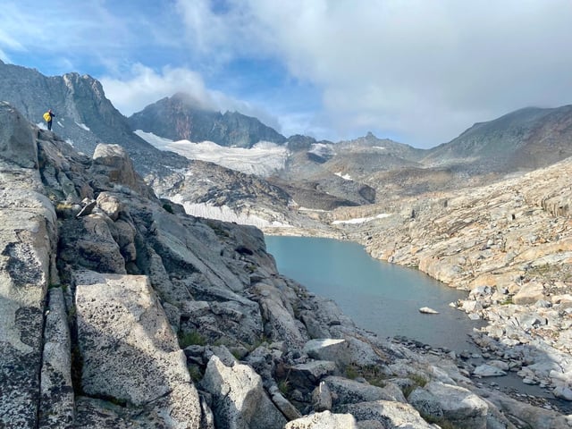 Maclure Glacier in Yosemite National Park. 