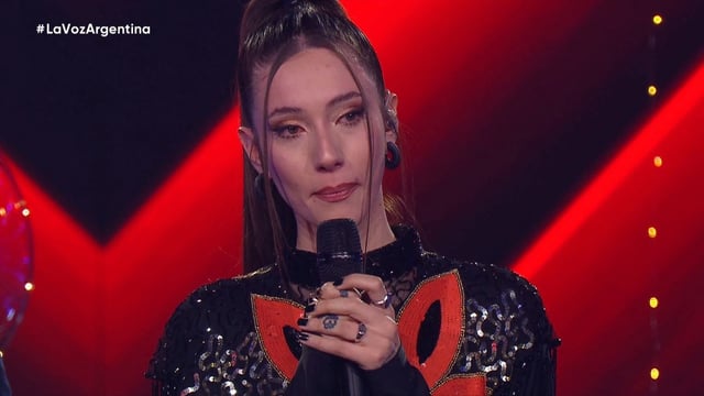 Iara Lombardi fue protagonista de un tenso momento en \"La Voz Argentina\"