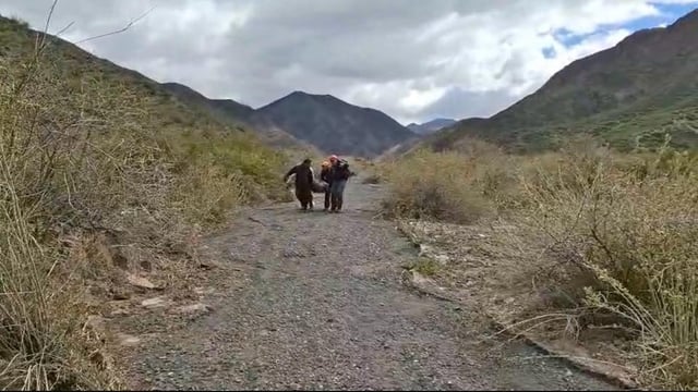 Rescataron a un hombre tras caer de un caballo en Potrerillos.