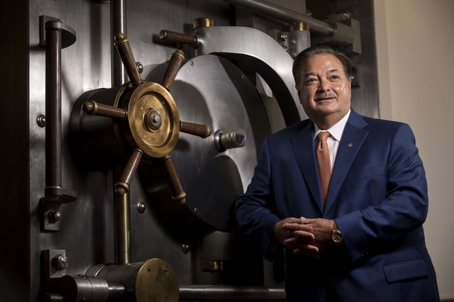 David Zalman, shown in 2019, is senior chairman and CEO of Prosperity Bancshares, Inc, which is acquiring San Antonio’s Texas Partners Bank and its parent company.