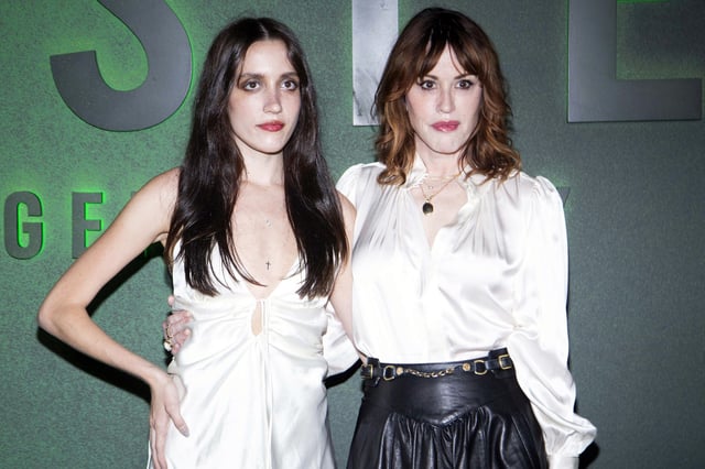Mathilda Ereni Gianopoulos and Molly Ringwald on Sept. 30, 2025 in NYC.
