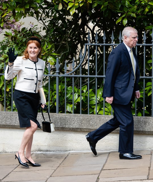 Ferguson joined Prince Andrew for Easter at Windsor Castle this year.