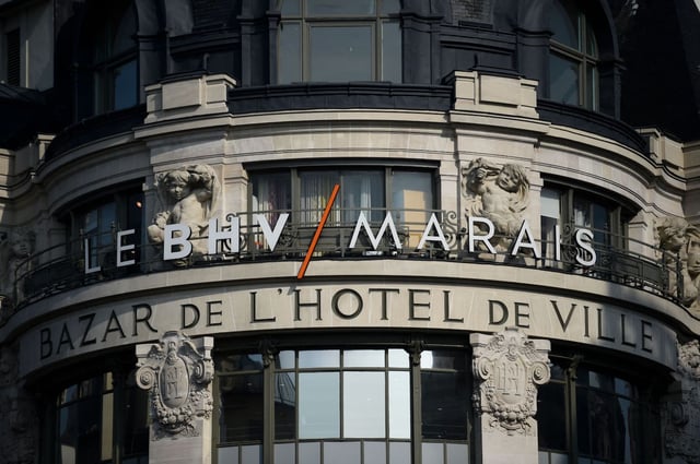 Le BHV Marais, à Paris.