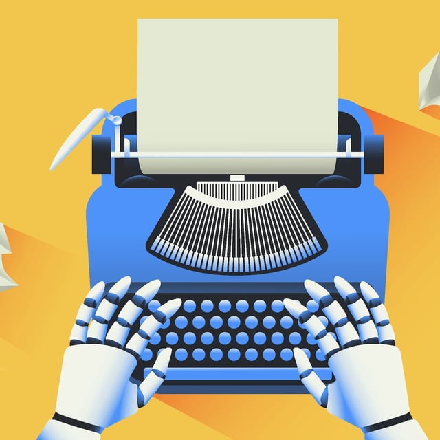 Ai by Joe Castaldo, Jan. 3rd, 2025. 
Robot typing text on a typewriter. Artificial intelligence generated text and future of journalism concept. Vector illustration.
Moor Studio/Getty Images