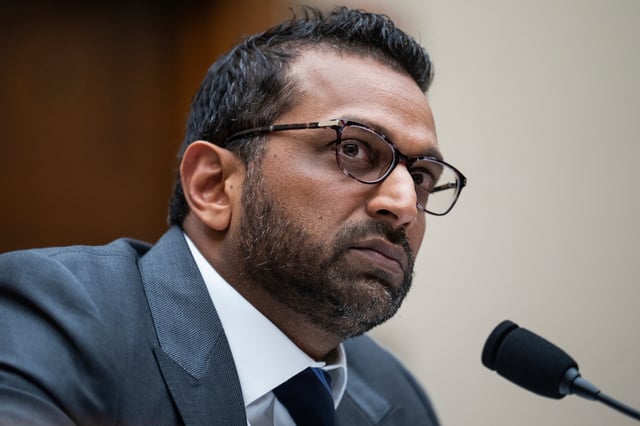UNITED STATES - SEPTEMBER 17: FBI Director Kash Patel testifies during the House Judiciary Committee hearing titled "Oversight of the Federal Bureau of Investigation," in Rayburn building on Wednesday, September 17, 2025. (Tom Williams/CQ Roll Call via AP Images)