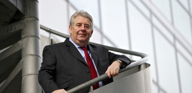 Le maire (LREM) de Besançon Jean-Louis Fousseret, le 21 février 2013 dans sa ville