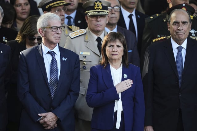 Los ministros Mariano Cúneo Libarona y Patricia Bullrich