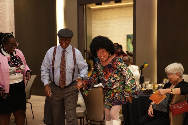 East Palo Alto residents attend the annual Senior Ball on Sept. 26, 2025. Photo by Derrick Stamper Jr.