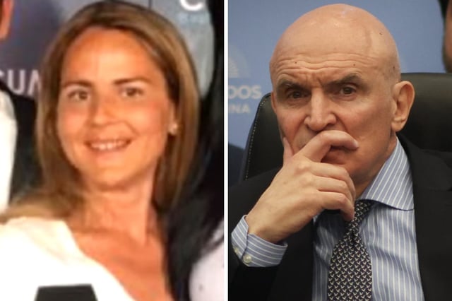 Clara Montero Barré, exjefa de prensa de José Luis Espert, junto al diputado nacional por La Libertad Avanza