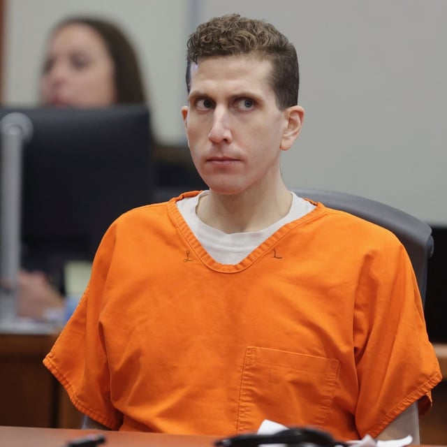 Bryan Kohberger appears at the Ada County Courthouse, for his sentencing hearing, Wednesday, July 23, 2025, in Boise, Idaho, for brutally stabbing four University of Idaho students to death nearly three years ago. (AP Photo/Kyle Green, Pool)