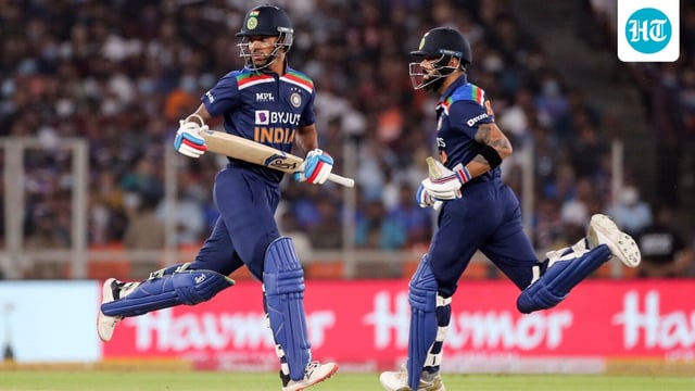 Shikhar Dhawan and Virat Kohli shared great camaraderie both on and off the field.