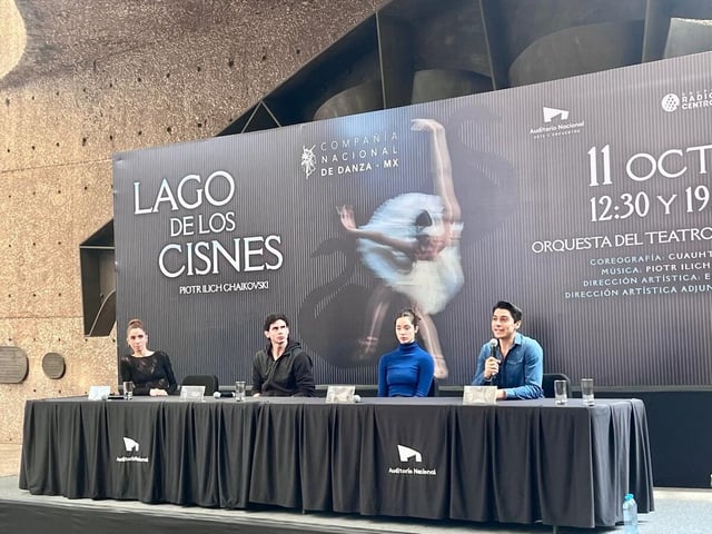 La presentación de las funciones de “El lago de los cisnes” en el Auditorio Nacional.