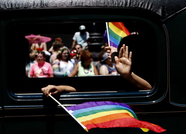Photo d’illustration prise lors de la Gay Pride de San Francisco, le 30 juin 2013.